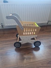 Wooden toy trolley super cute