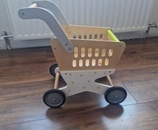 Wooden toy trolley super cute