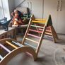 Wooden Pikler Triangle Climbing Frame Image 9