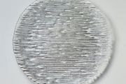Rosenthal Studio Line "Frosted Glass"  glass plate  with makers stamp   Diameter 23 cm