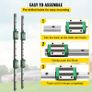3PCS Linear Rail 2-167.6 cm(0.78-66 Inch), Linear Bearings and Rails with 4PCS HSR20 Bearing Block, Linear Motion Slide Rails plus for DIY CNC Routers Lathes Mills, Linear Slide Kit fit X Y Z Axis Image 3