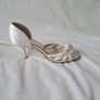 Barratts heels 3" and purse rose gold size 4 shoes worn once bag new Image 4