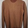 Marlboro Classics 1/4 Zip Jumper Sweater Pullover Brown Red Size Large Image 3