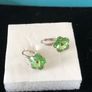 sterling silver peridot earrings Image 5