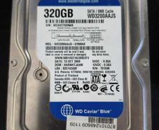 Western Digital 320GB 3.5" HDD