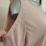 Brand new salmon cold shoulders top size UK18 EU46 Postage included Image 3