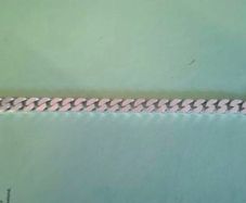 Mens Sterling Silver Cuban Chain Bracelet