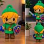 Link Inspired Crochet-Style Figure Image 3