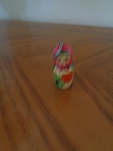 Hand Painted Russian Doll Key Rings x 4 for Sale