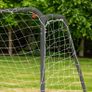 Brand New 10ft x 6ft Metal Football Goal Grey Image 2