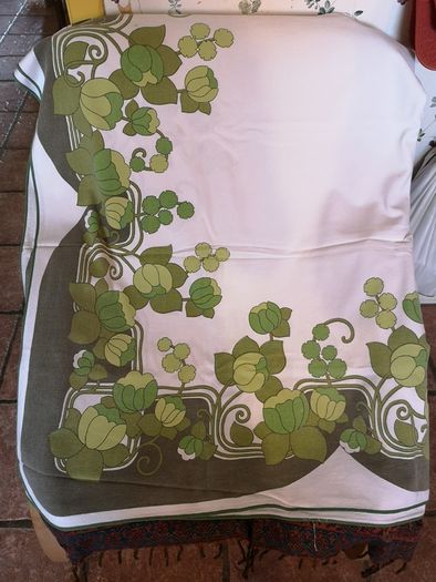 Selection of beautiful vintage table cloths