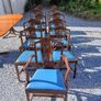 Antique dining table and chairs Image 4
