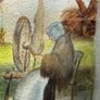 Original 1933 Irish Watercolour by T. Underwood (Traditional Cottage Scene) Image 5