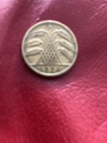 1924 German 10 Pfennig coin A Mint (Berlin)