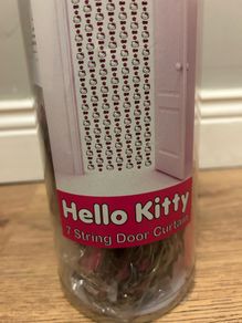 Hello kitty door curtain