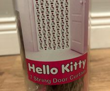 Hello kitty door curtain