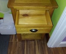 single draw console table. Located prosperous, need gone..price drop