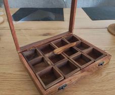 Solid wood Spice Box