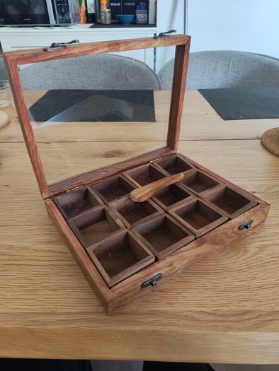 Solid wood Spice Box