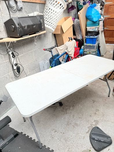 3x Heavy Duty 6ft Folding Tables (180x74cm) - Catering/Market/Party