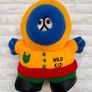 Vintage 90s Sports Kids Wild Kid Kenny South Park Plush Toy approx. 22 cm. Used Please see photos Image 4