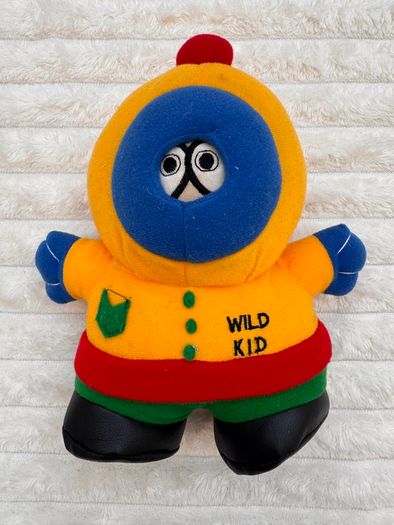 Vintage 90s Sports Kids Wild Kid Kenny South Park Plush Toy approx. 22 cm. Used Please see photos