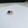 Sterling silver dog paws stud earrings Image 3