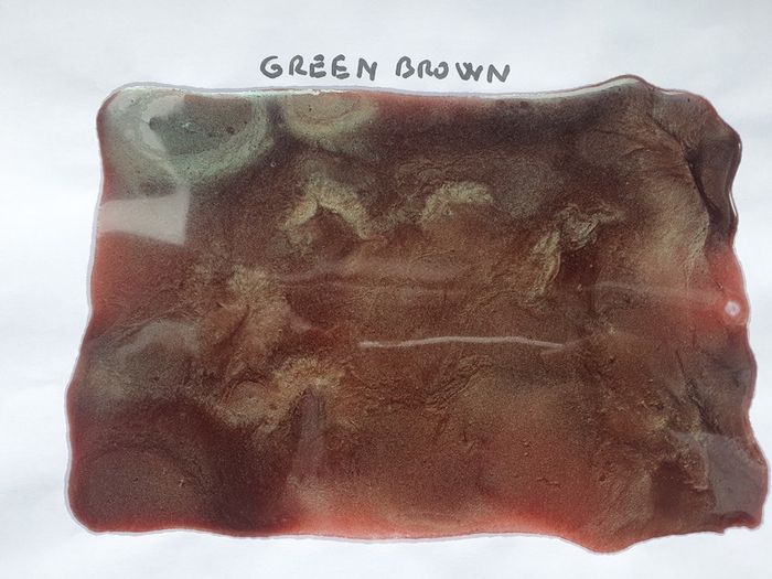 Pigment powder for epoxy resin