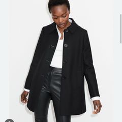 ME+EM black wool coat