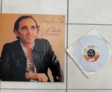 Charles Aznavour and Francoise Hardy vinyl