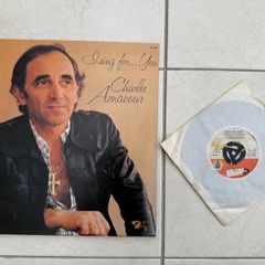 Charles Aznavour and Francoise Hardy vinyl
