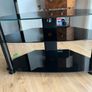 Black Glass TV Unit Image 2