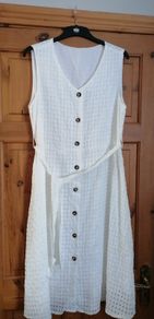 dress lined lovely light for summer size 12 shein L