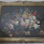 Vintage Still Life with Flowers | Antique Floral Print | Moody Rustic Fine Art 32" x 26,5" Image 3