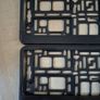 2x mercedes benz registration plate frame Image 4