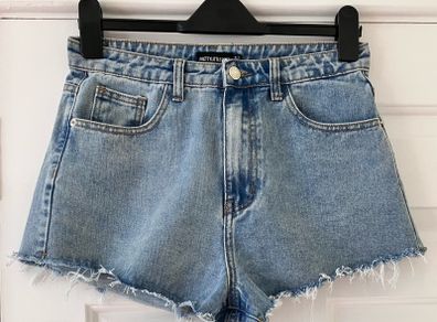 Size 12 Distressed Denim Shorts by Pretty Little Thing
