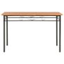 7 Piece Dining Set MDF and Steel Brown Image 2