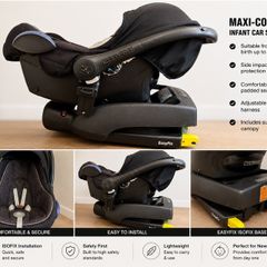 baby carseat and stroller