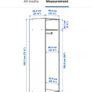 2 IKEA GURSKEN Wardrobes in Light Beige Image 2