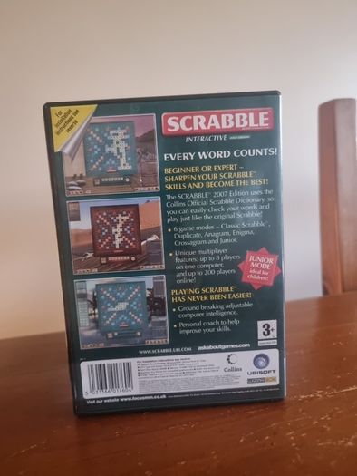 SCRABBLE Interactive 2007 Edition Pc Cd Rom.