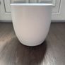 White Ceramic Plant pot (Dia) 24cm Image 5