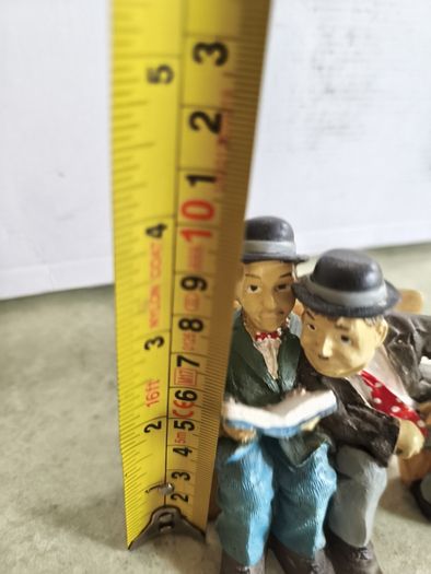 Extremely Rare! Laurel and Hardy Reading a Book Figurine Statue