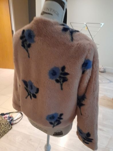 ladies zara faux fur jacket
