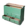 A Green Painted Pinewood Marriage Ches Image 3