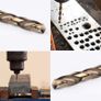 13Pack HSS Twist Drill Bit Set Metric M35 Cobalt Steel High Speed Steel Titanium Coated Drill Bit Tool Extremely Heat Resistant with Straight Shank 1.5mm-6.5mm for Drilling Tool Wood, Metal & Plastic (FREE POSTAGE) Image 3