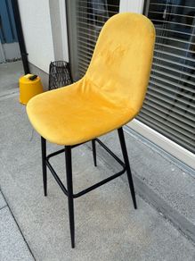 Yellow high stool