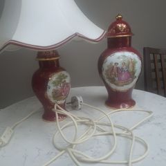 Limoges Set of LAMP and ginger Jar