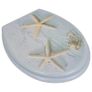 Toilet Seats with Lids 2 pcs MDF Sea Star Image 9