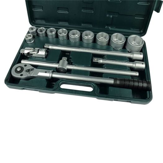 Bruder Mannesmann 15 Piece Socket and Ratchet Spanner Set 3/4" 2065
