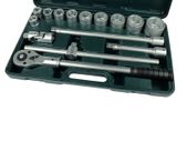 Bruder Mannesmann 15 Piece Socket and Ratchet Spanner Set 3/4